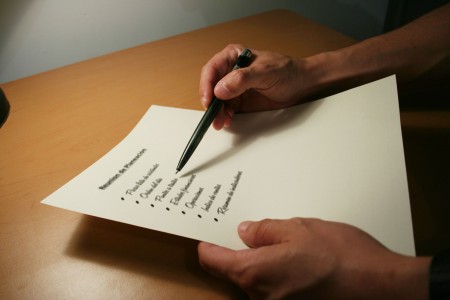 Prepare a checklist before you visit your doctor